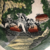 Sunderland c. 1860s Odd Fellows Transferware Bowl