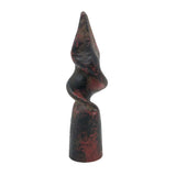 Old Iron Spiral Tip with Red Paint