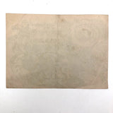 Old Maid Prize, Black Ink Drawing Signed F.A, 1892