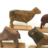 Labors of Love: Wounded and Mended Large Old Erzgebirge Animal Fleet