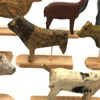 Labors of Love: Wounded and Mended Large Old Erzgebirge Animal Fleet