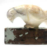SOLD Hand-carved Alabaster Dove