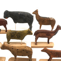 Labors of Love: Wounded and Mended Large Old Erzgebirge Animal Fleet