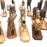 Labors of Love: Wounded and Mended Large Old Erzgebirge Animal Fleet