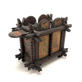 Exceptional Antique British Tramp Art Bank Box