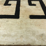 Old Hand-painted EGGS Sign with Creamy White Alligatored Paint