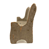 Two (Large Doll Scale) Old Handmade Chairs And Bench