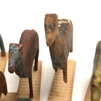 Labors of Love: Wounded and Mended Large Old Erzgebirge Animal Fleet