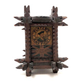 Exceptional Antique British Tramp Art Bank Box