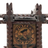 Exceptional Antique British Tramp Art Bank Box