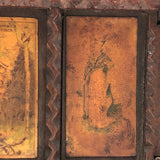 Exceptional Antique British Tramp Art Bank Box