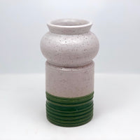 Bitossi Rosenthal Netter Mid-Century White and Green Vase