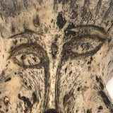 Wonderful Carved Vertebrae Head with Hat
