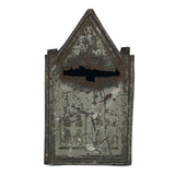 C. 1880s Much Used Antique Tin Coin Bank