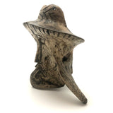 Wonderful Carved Vertebrae Head with Hat