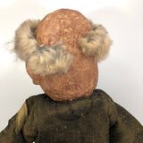 Handmade Cloth and Papier Mache Russian Man Hand Puppet