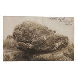 Cradle Rock, Groveland MA Real Photo Postcard