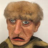Handmade Cloth and Papier Mache Russian Man Hand Puppet