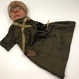 Handmade Cloth and Papier Mache Russian Man Hand Puppet