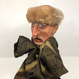 Handmade Cloth and Papier Mache Russian Man Hand Puppet
