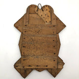 Ornate Chip Carved Antique Tramp Art Frame, 1914-16