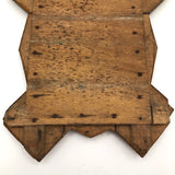 Ornate Chip Carved Antique Tramp Art Frame, 1914-16