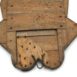 Ornate Chip Carved Antique Tramp Art Frame, 1914-16