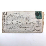 Two 1880s Blair Family  Letters and Envelopes with Scrawls and Little Drawings