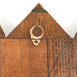 Sculptural Antique Chip Carved Tramp Art Frame, Seven Layers