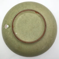 Stunning Green Art Pottery Bowl with Abstract Decoration