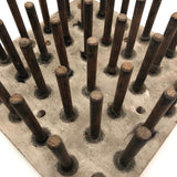 Gridded Wooden Spool Holder from Old Mill