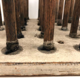 Gridded Wooden Spool Holder from Old Mill