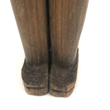 Wonderful Tall Primitively Carved Woman with Nailed on Arms