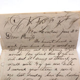 Two 1880s Blair Family  Letters and Envelopes with Scrawls and Little Drawings