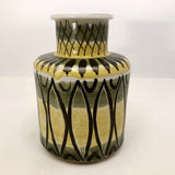Hand-painted Mid Century Norwegian Bottle Style Vase