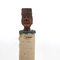 Hand-Carved Wooden Man with Hidden Tools!