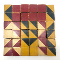 Embossing Company Color Cubes, 36 Cube Set, c. 1930s