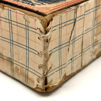 Terrific Early Embossing Company Blocks in Tenderly Mended Original Box