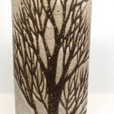 Andersen Design Mid-Century Tall Elliptical Vase with Tree