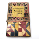 Embossing Company Color Cubes, 36 Cube Set, c. 1930s