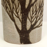 Andersen Design Mid-Century Tall Elliptical Vase with Tree