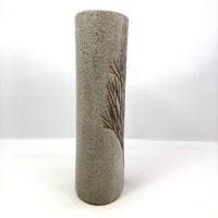 Andersen Design Mid-Century Tall Elliptical Vase with Tree