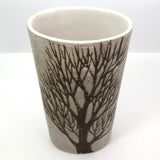 Andersen Design Mid-Century Tall Elliptical Vase with Tree