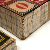 Terrific Early Embossing Company Blocks in Tenderly Mended Original Box