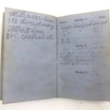 1853 Diary with Many Years of Varied Entries