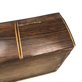 Beautiful Book Shaped Inlaid Folk Art Box with Bone Birds and Snake