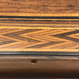 Beautiful Book Shaped Inlaid Folk Art Box with Bone Birds and Snake