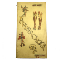 Larry Jones' Physiology Notebook with Cover Drawing and Diagrams
