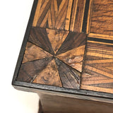 Beautiful Book Shaped Inlaid Folk Art Box with Bone Birds and Snake