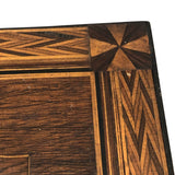 Beautiful Book Shaped Inlaid Folk Art Box with Bone Birds and Snake